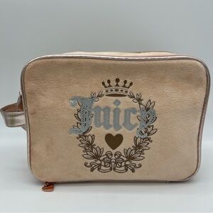 Juicy Couture Tan Travel Bag with Crest Design